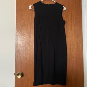 Uniqlo Black Ponte Sleeveless Dress